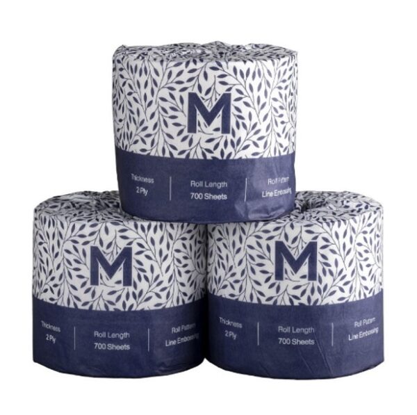 MP-Premium Toilet Tissue, 2Ply, 700 Sheets P/Roll, 48 Rolls Carton