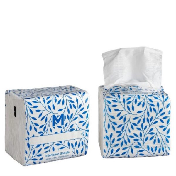 MP-Interleave Toilet Tissue, 2Ply, 250 Sheets P/Pack, 36 Packs Carton