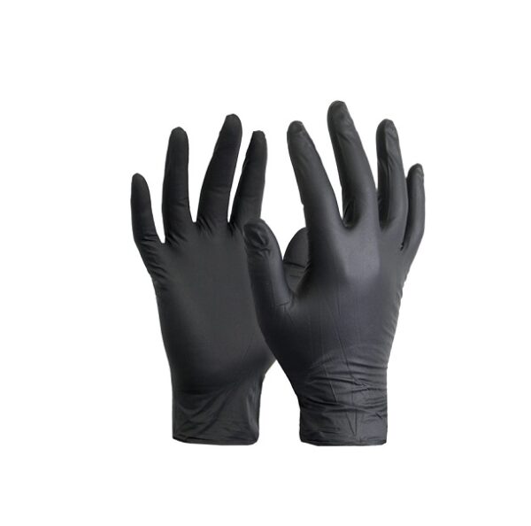 Esko Industrial Black Nitrile Gloves, 6mil, 1000pcs Per Carton