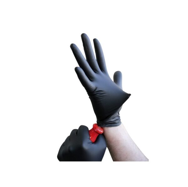 Esko Industrial Black Nitrile Gloves, 6mil, 1000pcs Per Carton - Image 4